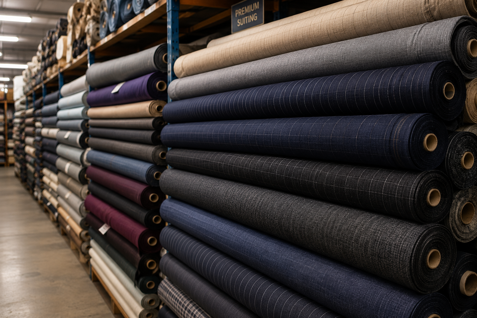 Premium fabric rolls and dress materials